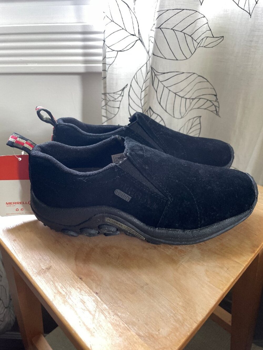 Merrell Slip On Jungle Moc Shoes Women 6.5 Black New With Tags - Picture 4 of 10